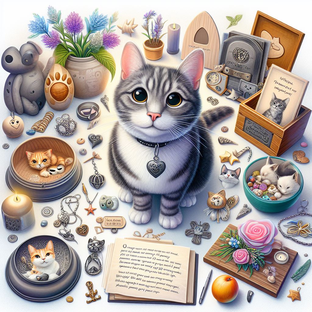 Cat with Custom Gifts and Memorialsblog