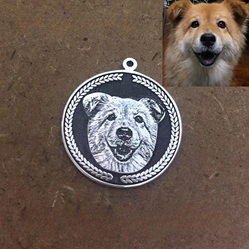 Custom Pet Photo 925 Sterling Silver Necklace 8